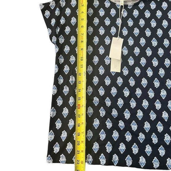 Workshop Republic Clothing Stretch T-Shirt Blue Floral Size XS/TP NWT MS… - Picture 7 of 9